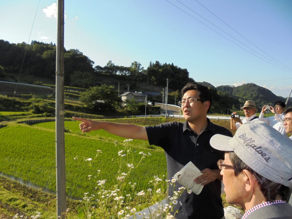 伊達市小国地区の水稲試験栽培の解説