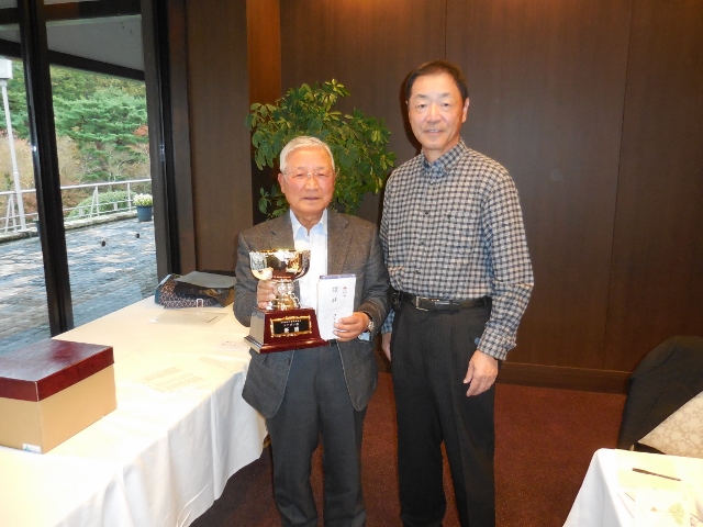 顧問　大川原　武氏と副会長　山田幸良氏