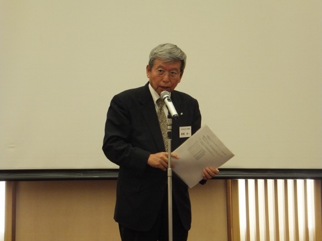 当番会社 日本化学工業㈱ 取締役会長 棚橋純一様 ご挨拶