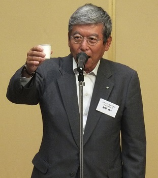 乾杯のご発声　棚橋副会長