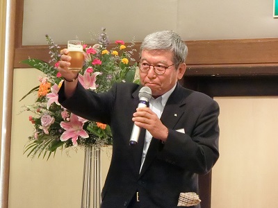 第283回火曜会　協会　副会長　棚橋純一　挨拶・乾杯