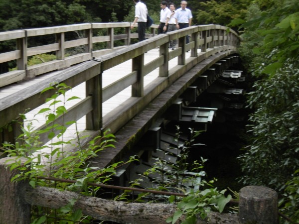 ⑤甲斐の猿橋・見学風景