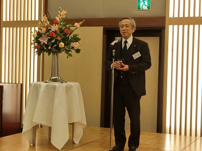 協会　副会長　細川悦男　挨拶・乾杯