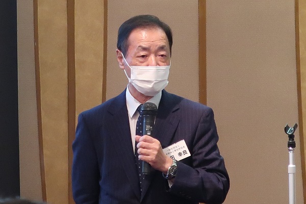 協会　代表理事会長　山田幸良　挨拶