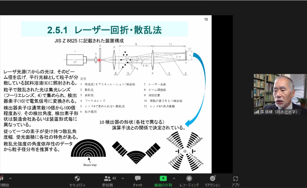 同志社大学名誉教授 森康維先生のご講演